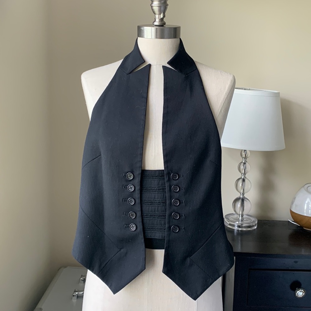 Halter-top style vest